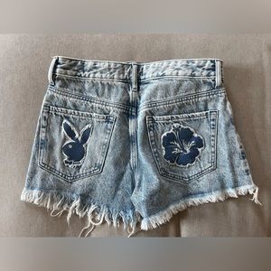 Playboy x Pacsun jean shorts size 26